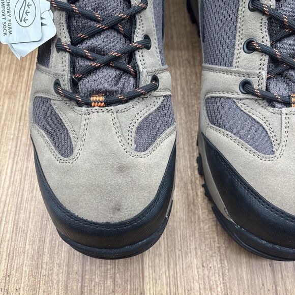 Eddie Bauer Lincoln Rock WATERPROOF HIKING color Bungee cord Men size 12 M Boots - Picture 5 of 9